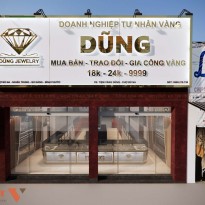 Thiết Kế Tiệm Vàng Dũng Sang Trọng và Ấn Tượng